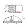 Namiot KORSYKA III COMPACT 2.0 / 5 kg